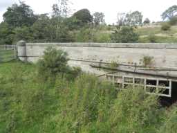 Third oblique view of right outer face of the Railway Bridge over Gaunless, Hagger Leazes September 2016